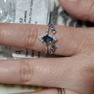 BP Ring on Rhodium Plating Size 9